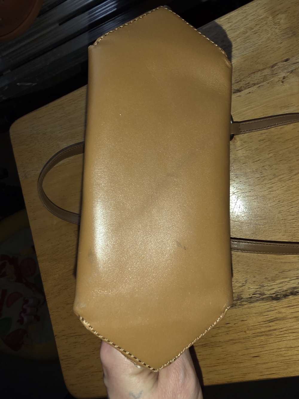 Moschino Tan Logo Purse - Picture 8 of 9